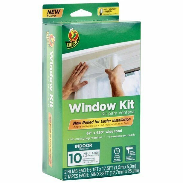 Duck Indor Rolled Window Insulation Kit - Pack of 10 (287406)