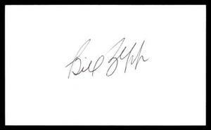 BILL ZEPP Signed Authentic AUTO Index Card TWINS - Picture 1 of 2