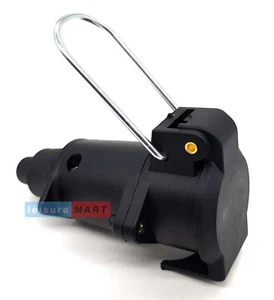 12N 7 Pin Flying Socket for Trailer and Caravan Lights 12 Volt 12 N Plastic - Picture 1 of 3