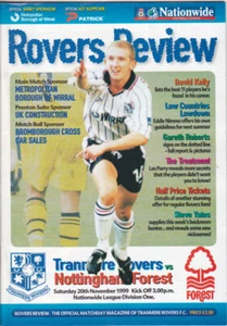 1999/2000 TRANMERE ROVERS V NOTTINGHAM FOREST 20-11-1999 DIVISION 1 - Picture 1 of 1