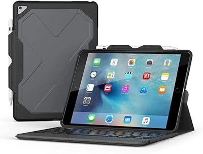ZAGG Rugged Messenger Folio Case for 10.5-Inch iPad Pro - Back-lit QWERTY Layout - Image 1 of 3