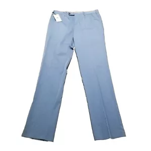 PT Torino Silkochino Pants Men's EU 50 Blue Slim Fit Chino New w/Tags (34x35.5) - Picture 1 of 7