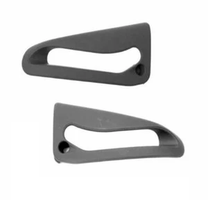 Genuine OEM Set of 2 Front Black Seat Belt Outlet Covers For BMW E36 318i 328i - Picture 1 of 1