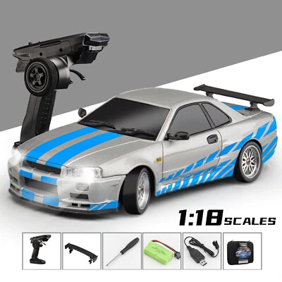 Новый 2.4G RC автомобиля 1/18 металлический корпус дрейф RC автомобиля Flip света модель игрушечный автомобиль - Изображение 1 из 4