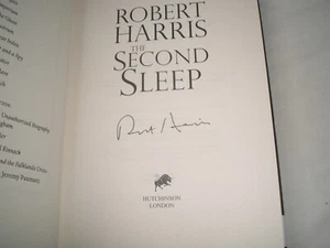 ROBERT HARRIS - The Second Sleep SIGNED 1/1 Hb - 2019 - FIRST EDITION THRILLER - Bild 1 von 2