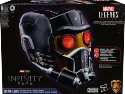 Hasbro Marvel Legends Series Star-Lord Elektronischer Premium Helm F6485 Neu