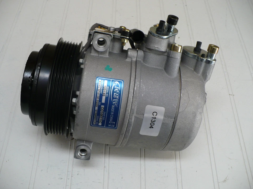 New A/C AC Compressor w/ Clutch for 1996-2002 Mercedes-Benz MB C280  - Image 1 of 1