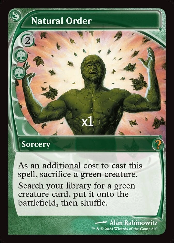 MTG Future Sight Mystery Booster 2 MB2 Natural Order MINT - Image 1 of 1