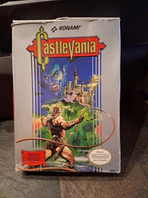 oval seal Castlevania complete in box nintendo nes game nr-MINT - Image 1 of 4