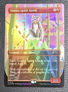 Simian Spirit Guide (Rainbow Foil) Secret Lair Drop Foil MTG NM Magic Card - Picture 1 of 2