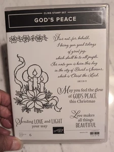Stampin' Up! GOD'S PEACE Stamp Set Bible Christmas - Picture 1 of 2