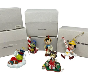 Vintage Grolier Disney PINNOCHIO Jiminy Engel FIGARO Ornament LOT 5 - Bild 1 von 13