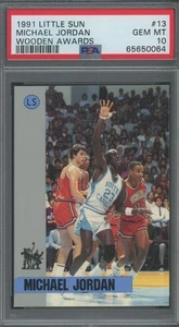 Michael Jordan 1991 Little Sun "Wooden Awards" #13 - PSA 10 - GEM MINT - Bild 1 von 2
