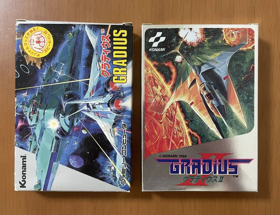 Lote 2 SFC Gradius 1 2 Nintendo Famicom KONAMI Japón Shooting Game NTSC-J NES - Imagen 1 de 4