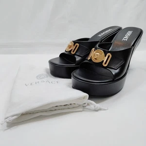 Versace Sandalen Damen schwarz PVC 2869914 - Bild 1 von 11