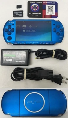 PSP 3000 Vibrant Blue / New Battery / Charger / Region Free !!! - Image 1 of 4