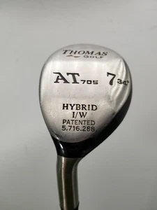 LEFTY THOMAS GOLF AT705 7 HYBRID 34* SENIOR ULTRALITE +HC FAIR - Picture 1 of 9