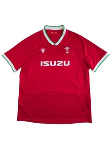 Wales Rugby Union Home Shirt 2020/2021 Macron 3XL Jersey Red Top WRU  - Picture 1 of 10