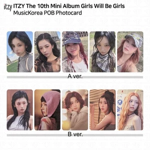 ITZY 10th Mini Album Girls Will Be Girls MusicKorea POB Photocard KPOP K-POP - Picture 1 of 24