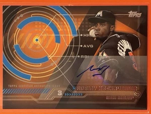 2014 Topps Adeiny Hechavarria Trajectory Auto #TA-AH Baseball Miami Marlins - Picture 1 of 3