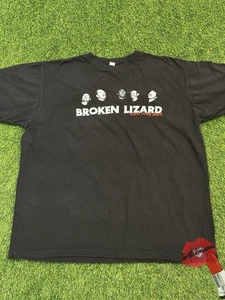 Broken Lizard Band T-Shirt XL schwarz signiert Faded Shirt selten Memorabilia - Bild 1 von 13