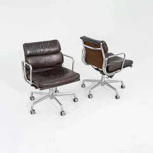 1999 Herman Miller Eames Soft Pad Management Desk Chair in Brown 8x Available - Picture 1 of 12