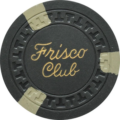 Frisco Club Casino Reno Nevada $25 Chip 1952 - Image 1 of 2