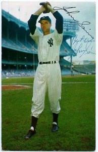 NY Yankees John Sain (d.06) Signed Auto Original Dormand Post Card PSA DNA A17 - Picture 1 of 1