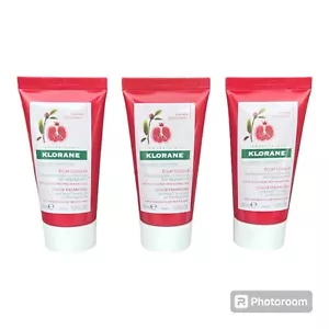 Lot of 3 KLORANE Color Enhancing Anti-Fade Shampoo with Pomegranate 30 ml Sealed - Picture 1 of 1