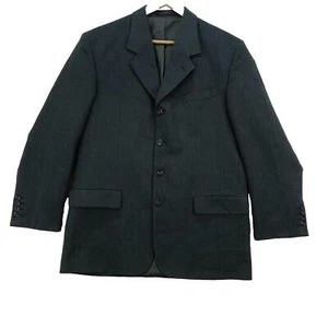 Vittoria Collezione of Milano Green Wool Regular Blazer Jacket Men Size UK 40R - Picture 1 of 12