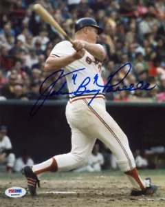 BOOG POWELL GAME ACTION 8X10 PHOTO - PSA - BALTIMORE ORIOLES - Picture 1 of 2
