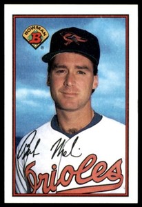 1989 Bowman Bob Melvin Baltimore Orioles #8