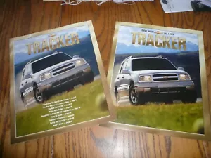 Chevrolet Tracker 2001 folletos de ventas - vintage - dos - Imagen 1 de 6