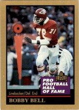 1991 ENOR Pro Football HOF #10 Bobby Bell Kansas City Chiefs