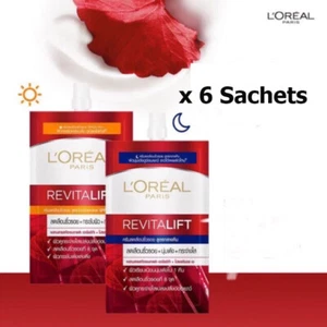 x6 Bustine L'Oreal Revitalift Crema Idratante Antirughe Radianza Fermezza - Foto 1 di 7
