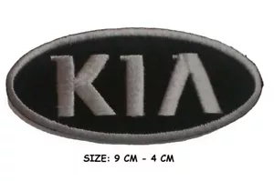 KIA Stickerei Patch Bügelbild Aufnähen Auto Heizöl Racing Fashion Badge - Bild 1 von 2