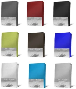 Microfaser Spannbettlaken Spannbetttuch Bettlaken Betttuch mit Rundumgummi - Bild 1 von 37