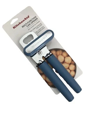 New KitchenAid Blue Velvet Soft Silicone Handle Can Opener Bottle HBLA - Image 1 of 3
