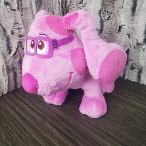 Peluche Blue's Clues & You Magenta Pink Dog 6" con gafas 2020 Viacom - Imagen 1 de 9