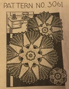 3061 Patrón de Doily de Colección a Crochet (reproducción) - Imagen 1 de 1