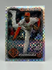 2024 Topps Chrome Update RANDY RODRIGUEZ RC Chrome X-Fractor #USC106 SF Giants - Picture 1 of 2