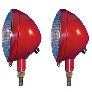 12 Volt Headlight Pair Fits FARMALL Fits Cub A B C H M Super 140 300 450 O4 O6 - Picture 1 of 5