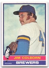 1976 Topps Jim Colborn Milwaukee Brewers #521