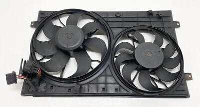 Ventilador radiador eléctrico doble motor 99-05 OEM VOLKSWAGEN GOLF GTI MK4 1J0-121-207 Foto 1 de 4