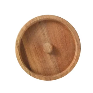 Salt Rimmer for Cocktails Multipurpose Wooden Sugar Rimmer Round Bartender Tool - Picture 1 of 12
