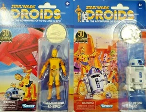 Star Wars Droids Vintage Collection Action Figures C-3PO & R2-D2 Kenner Hasbro - Imagen 1 de 3