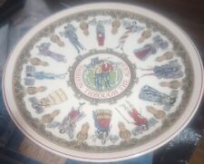Wedgewood Plate 11 / Ceramic Porcelain The Fashion Through The Ages In Queens...