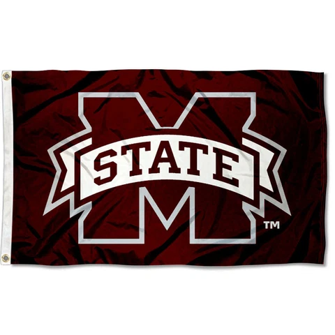 Mississippi State University Bulldogs Flag MSU Large 3x5 Cover