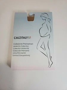 Calzitaly - Pantimedias de maternidad opacas - Medias de embarazo para piel XL - Imagen 1 de 4
