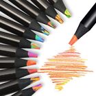8/12Colors Black Wood Color Pencil Stationery Coloring Pencils  Graffiti Tool